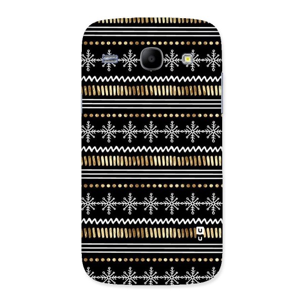 Snowflakes Gold Back Case for Galaxy Core