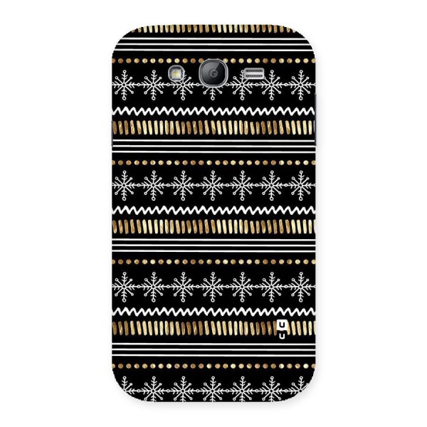 Snowflakes Gold Back Case for Galaxy Grand Neo Plus