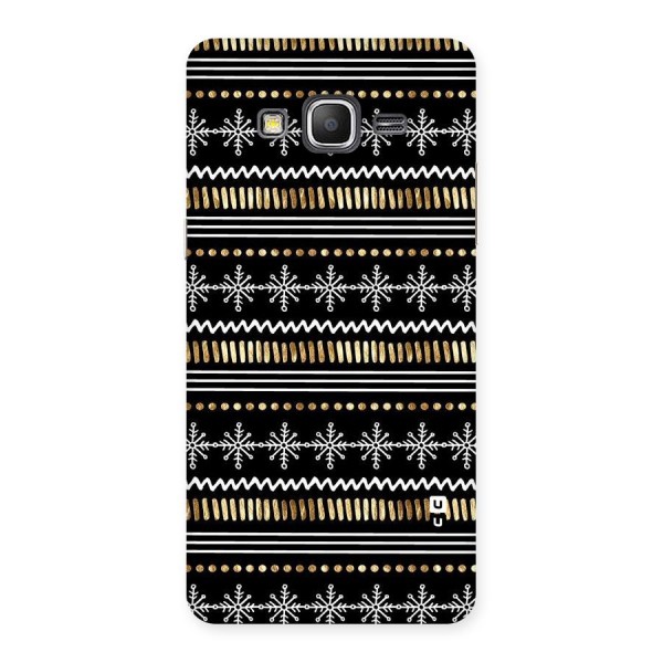 Snowflakes Gold Back Case for Galaxy Grand Prime