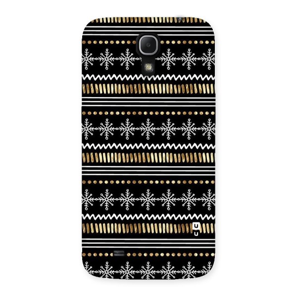 Snowflakes Gold Back Case for Galaxy Mega 6.3