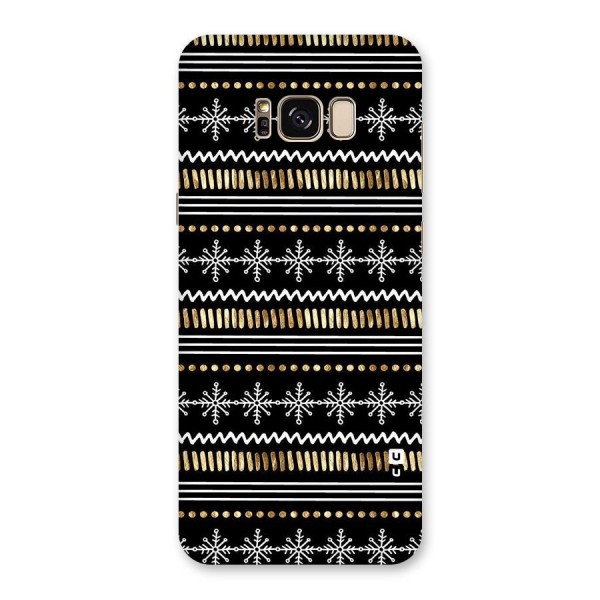 Snowflakes Gold Back Case for Galaxy S8 Plus