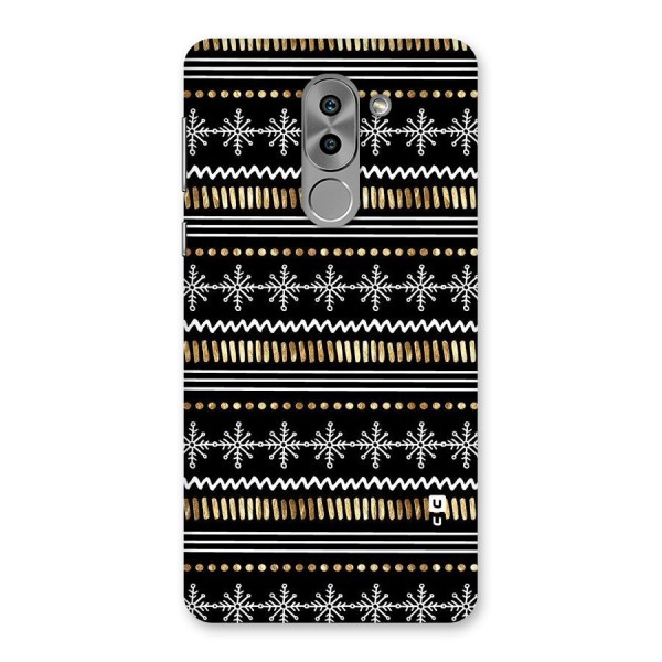 Snowflakes Gold Back Case for Honor 6X