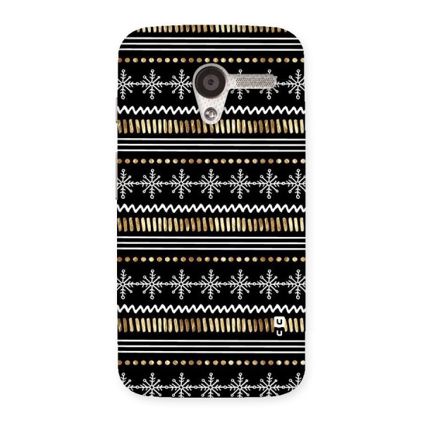 Snowflakes Gold Back Case for Moto X