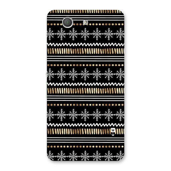 Snowflakes Gold Back Case for Xperia Z3 Compact