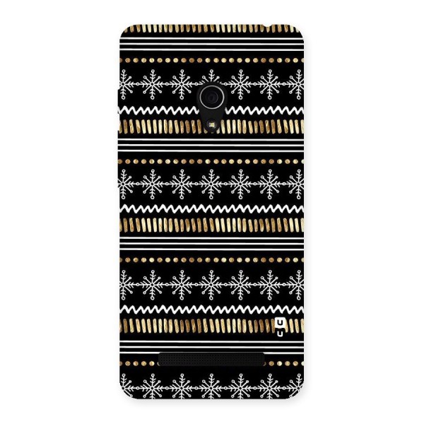 Snowflakes Gold Back Case for Zenfone 5