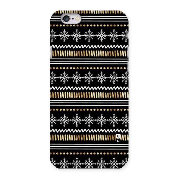 Snowflakes Gold Back Case for iPhone 6 6S