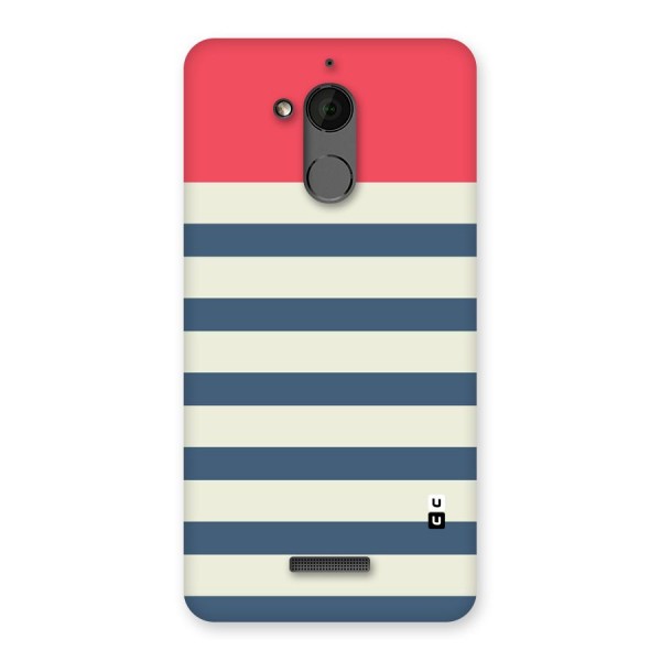 Solid Orange And Stripes Back Case for Coolpad Note 5