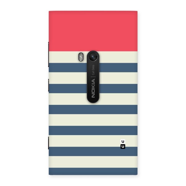 Solid Orange And Stripes Back Case for Lumia 920