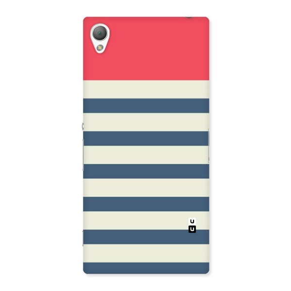 Solid Orange And Stripes Back Case for Sony Xperia Z3