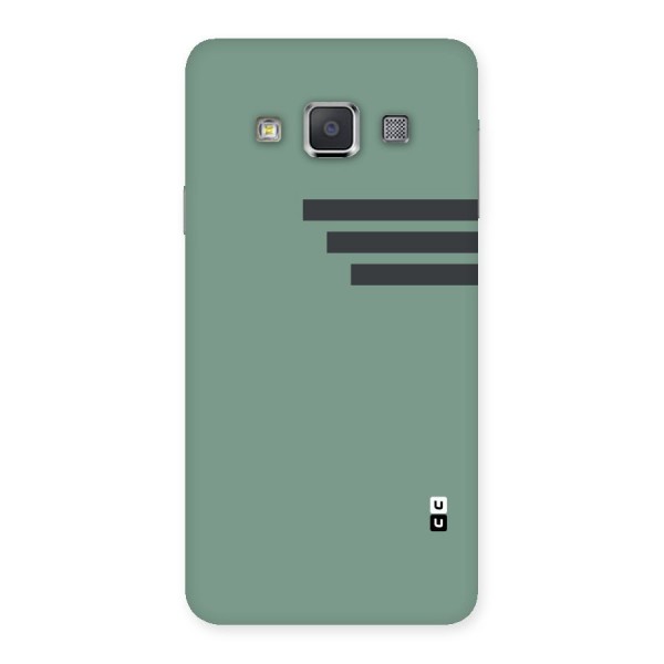 Solid Sports Stripe Back Case for Galaxy A3