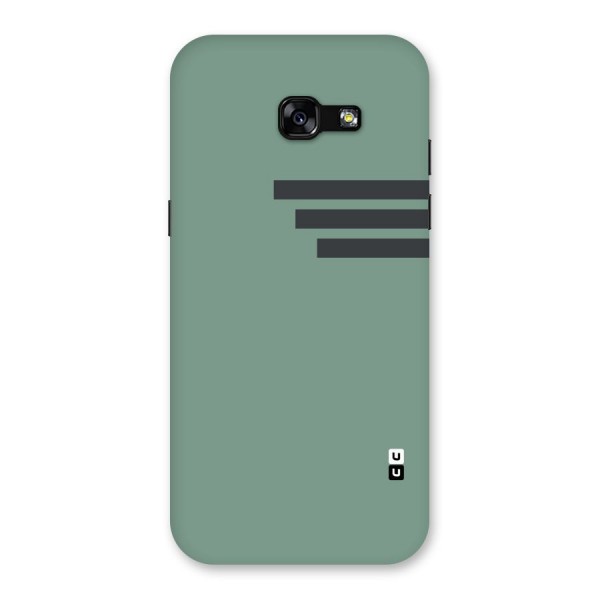 Solid Sports Stripe Back Case for Galaxy A5 2017
