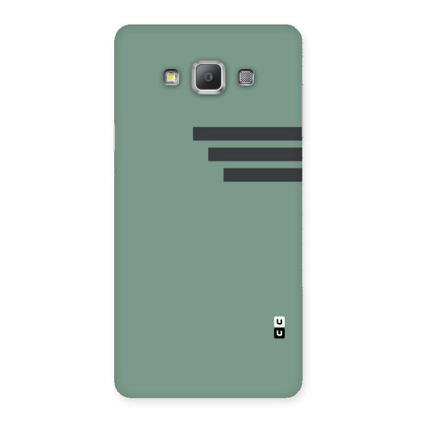 Solid Sports Stripe Back Case for Galaxy A7