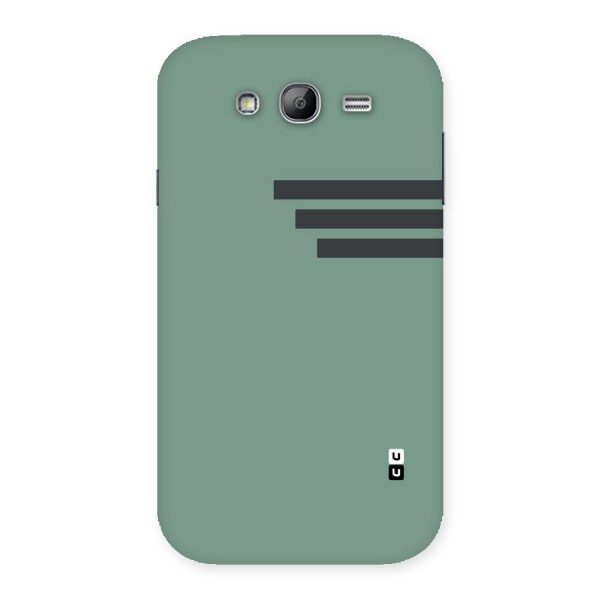 Solid Sports Stripe Back Case for Galaxy Grand