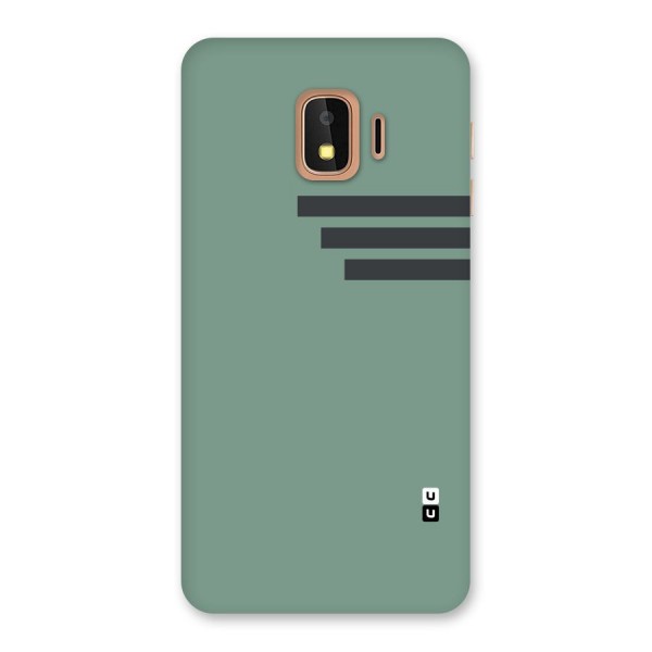 Solid Sports Stripe Back Case for Galaxy J2 Core