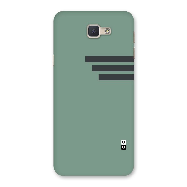 Solid Sports Stripe Back Case for Galaxy J5 Prime