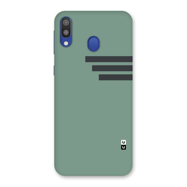 Solid Sports Stripe Back Case for Galaxy M20