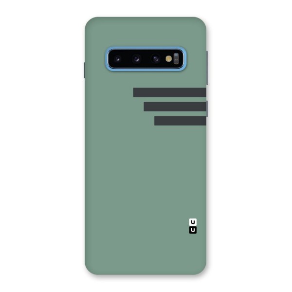 Solid Sports Stripe Back Case for Galaxy S10