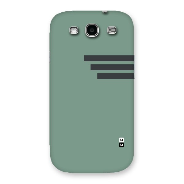 Solid Sports Stripe Back Case for Galaxy S3