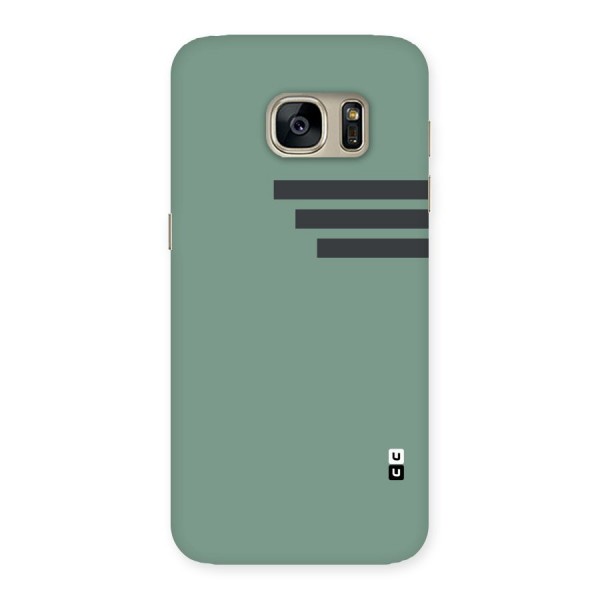 Solid Sports Stripe Back Case for Galaxy S7