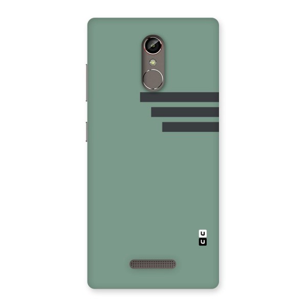 Solid Sports Stripe Back Case for Gionee S6s