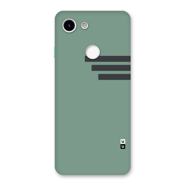 Solid Sports Stripe Back Case for Google Pixel 3