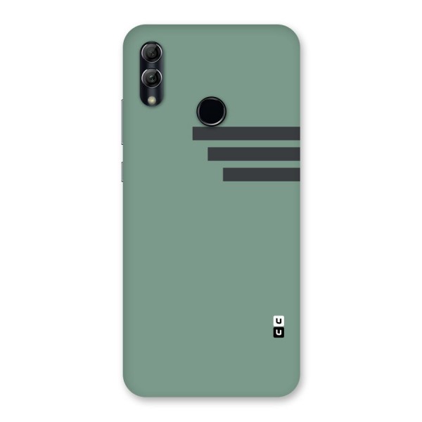 Solid Sports Stripe Back Case for Honor 10 Lite
