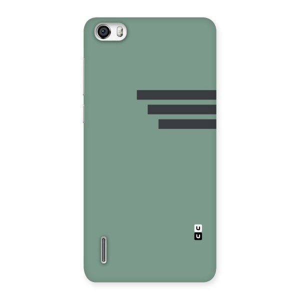 Solid Sports Stripe Back Case for Honor 6