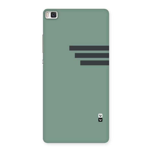 Solid Sports Stripe Back Case for Huawei P8