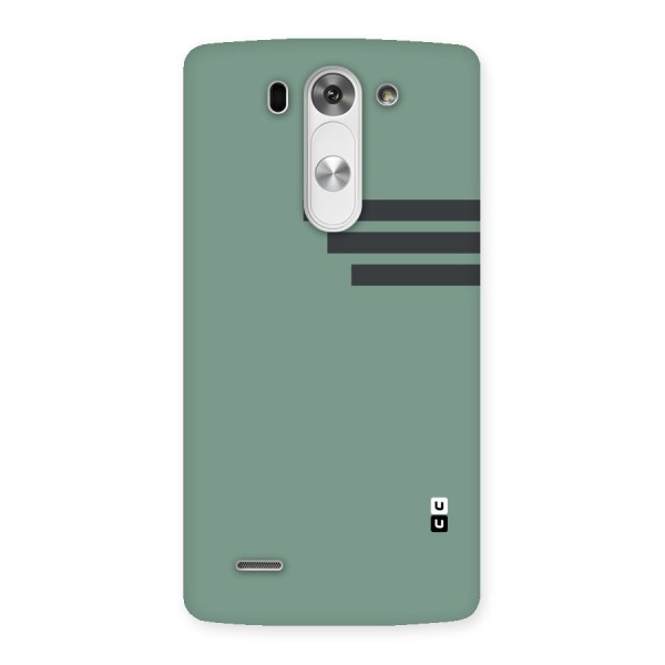 Solid Sports Stripe Back Case for LG G3 Beat