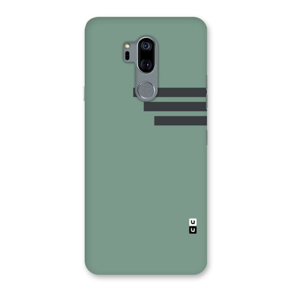 Solid Sports Stripe Back Case for LG G7