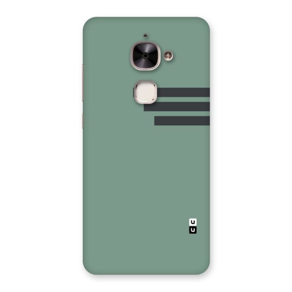 Solid Sports Stripe Back Case for Le 2