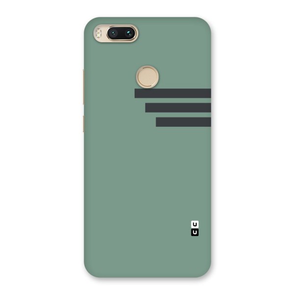 Solid Sports Stripe Back Case for Mi A1