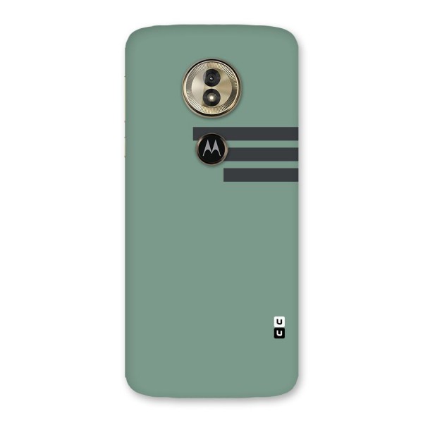 Solid Sports Stripe Back Case for Moto G6 Play