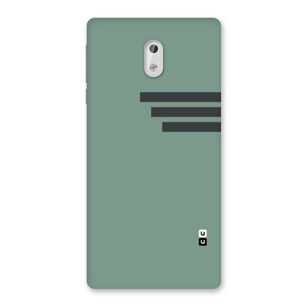 Solid Sports Stripe Back Case for Nokia 3