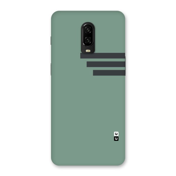 Solid Sports Stripe Back Case for OnePlus 6T
