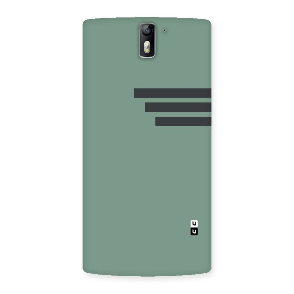 Solid Sports Stripe Back Case for One Plus One
