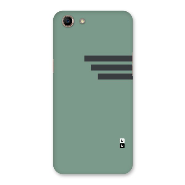 Solid Sports Stripe Back Case for Oppo A83 (2018)