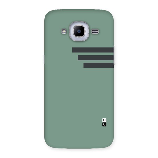Solid Sports Stripe Back Case for Samsung Galaxy J2 Pro