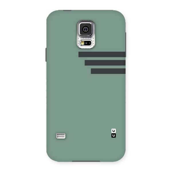 Solid Sports Stripe Back Case for Samsung Galaxy S5