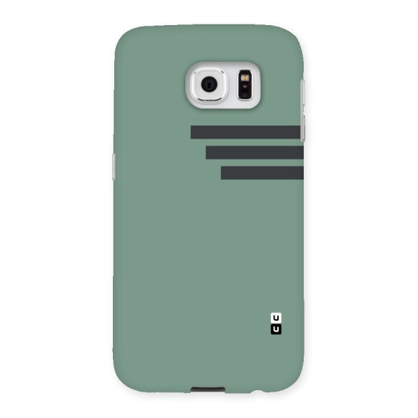 Solid Sports Stripe Back Case for Samsung Galaxy S6