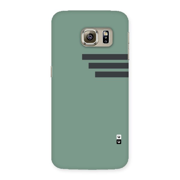 Solid Sports Stripe Back Case for Samsung Galaxy S6 Edge