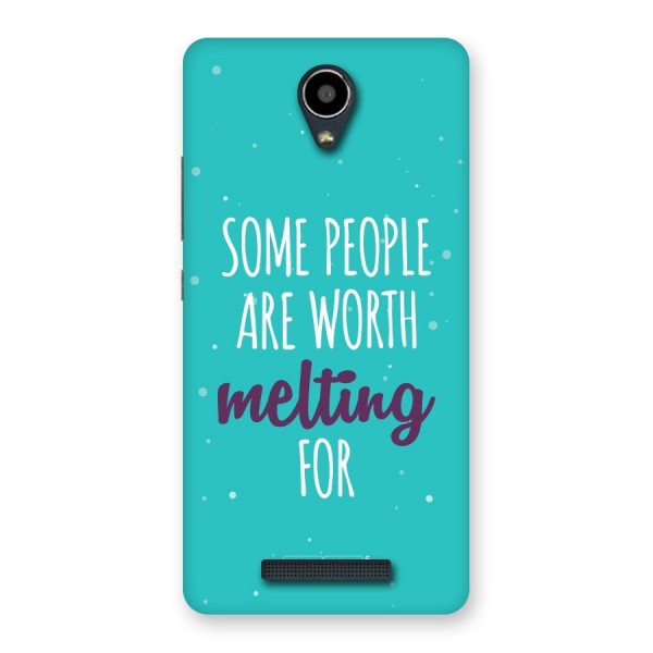 Some People Are Worth Melting For Back Case for Redmi Note 2