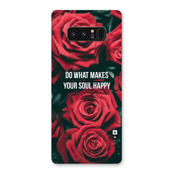 Soul Happy Back Case for Galaxy Note 8