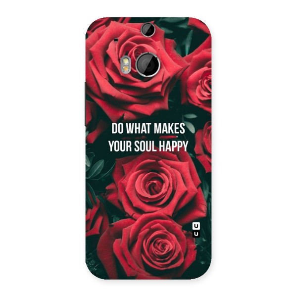 Soul Happy Back Case for HTC One M8