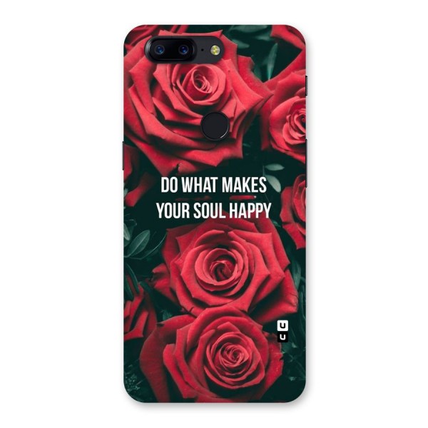 Soul Happy Back Case for OnePlus 5T