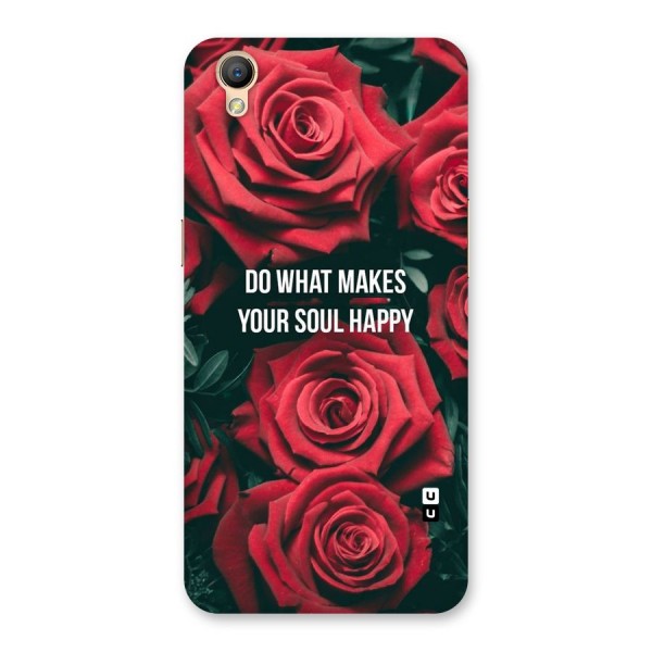 Soul Happy Back Case for Oppo A37