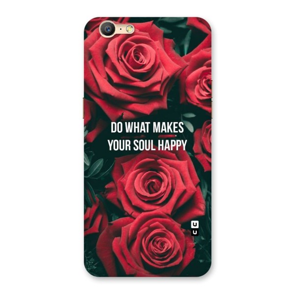 Soul Happy Back Case for Oppo A57
