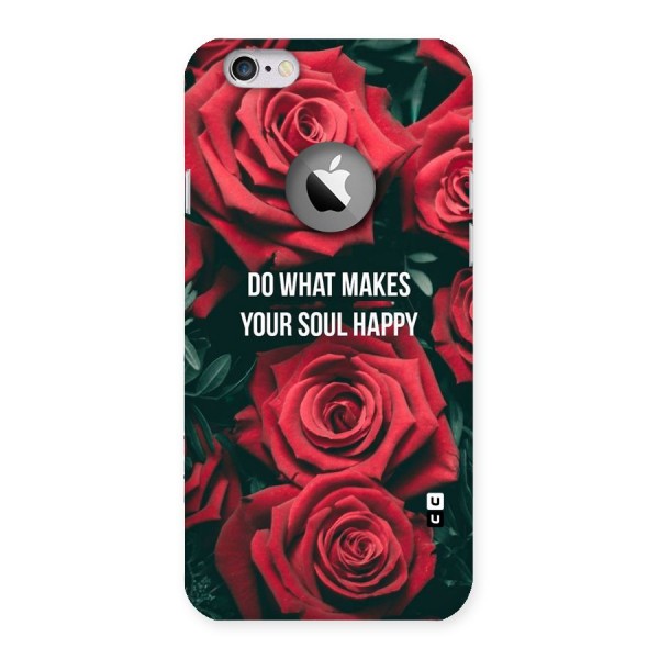 Soul Happy Back Case for iPhone 6 Logo Cut