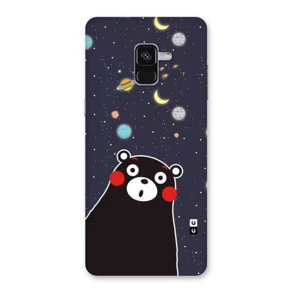 Space Bear Back Case for Galaxy A8 Plus