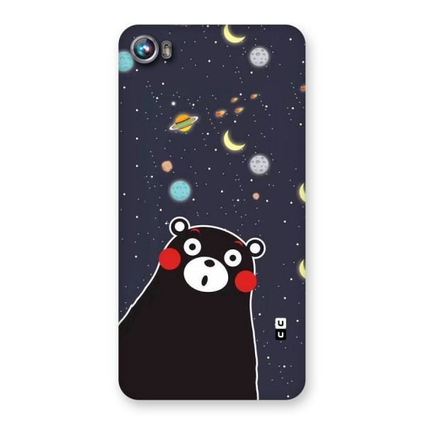 Space Bear Back Case for Micromax Canvas Fire 4 A107